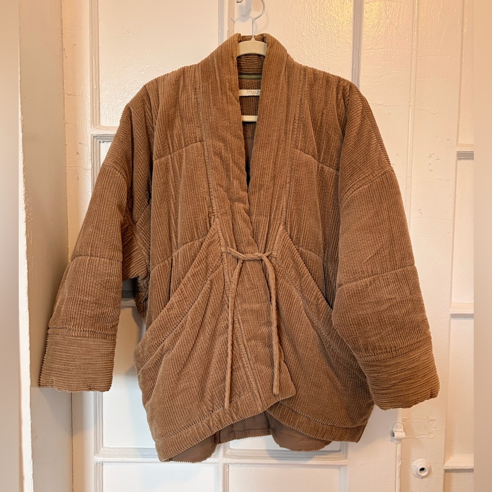 7115 by Szeki Sumo Puffer Jacket Limited Edition in Corduroy Tobacco